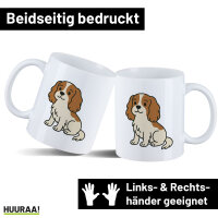 Kaffeetasse Cavalier King Charles Spaniel Cavie Comic 330ml