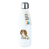 Edelstahl-Trinkflasche Cavalier King Charles Spaniel...