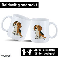Kaffeetasse Beagle Comic Beagie 330ml