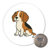 Magnet Beagle Comic Beagie 59mm Kühlschrankmagnet