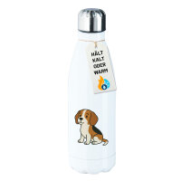 Edelstahl-Trinkflasche Beagle Comic Beagie 500ml...