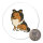 Magnet Shetland Sheepdog Comic Sheltie 59mm Kühlschrankmagnet