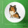Button Shetland Sheepdog Comic Sheltie rund