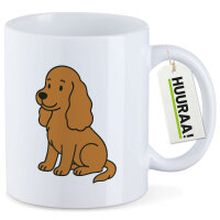 Kaffeetasse Cocker Spaniel Comic Cockie 330ml