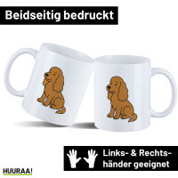 Kaffeetasse Cocker Spaniel Comic Cockie 330ml