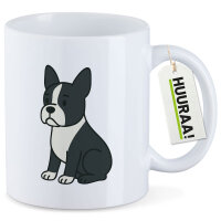 Kaffeetasse Boston Terrier Comic Bostonie 330ml