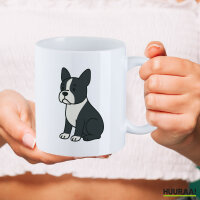Kaffeetasse Boston Terrier Comic Bostonie 330ml