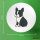 Button Boston Terrier Comic Bostonie rund