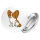 Button Papillon Comic Papi rund