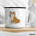 Emaille Tasse Akita Inu Comic Akita 300ml Vintage Emaille Becher