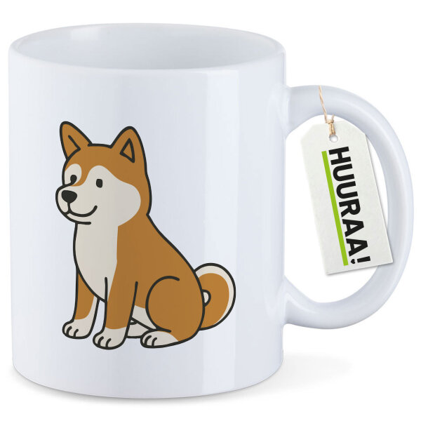Kaffeetasse Akita Inu Comic Akita 330ml