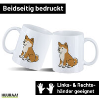 Kaffeetasse Akita Inu Comic Akita 330ml