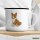 Emaille Tasse Basenji Comic Basi 300ml Vintage Emaille Becher