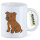 Kaffeetasse Staffordshire Bullterrier Comic Staffi 330ml