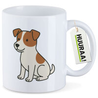 Kaffeetasse Jack Russell Terrier Comic Jacky 330ml