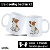 Kaffeetasse Jack Russell Terrier Comic Jacky 330ml