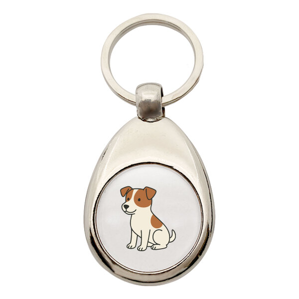 Schlüsselanhänger Jack Russell Terrier Comic Jacky