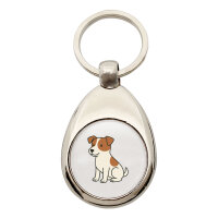 Schlüsselanhänger Jack Russell Terrier Comic Jacky