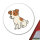 Aufkleber Jack Russell Terrier Comic Jacky 10cm Sticker