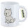 Kaffeetasse West Highland White Terrier Comic Westie 330ml