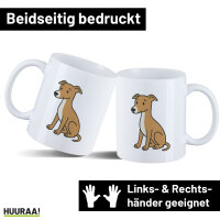 Kaffeetasse Whippet Comic Whippi 330ml