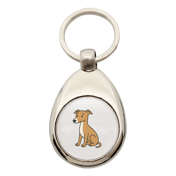 Schlüsselanhänger Whippet Comic Whippi Schlüsselring
