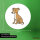 Aufkleber Whippet Comic Whippi 10cm Sticker