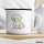 Emaille Tasse Bichon Frisé Comic Bichie 300ml Vintage Emaille Becher