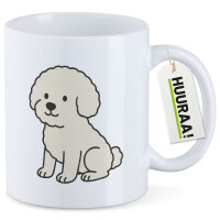 Kaffeetasse Bichon Frisé Comic Bichie 330ml
