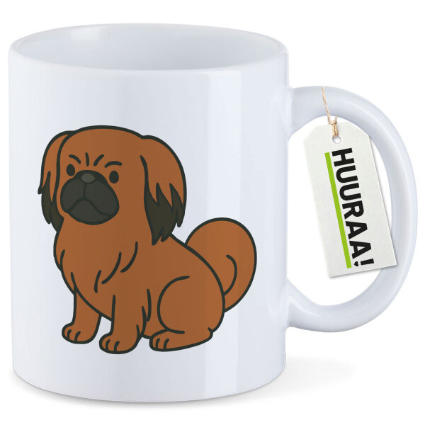 Kaffeetasse Pekingese Comic Peki 330ml