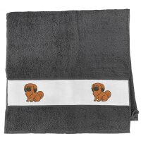 Handtuch Pekingese Comic Peki 50x100cm