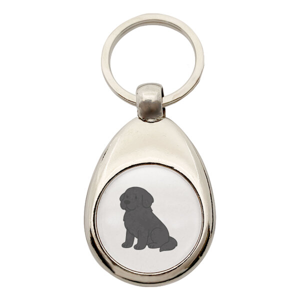 Schlüsselanhänger Neufundländer Comic Neufi