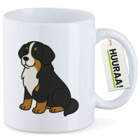 Kaffeetasse Berner Sennenhund Comic Berner 330ml