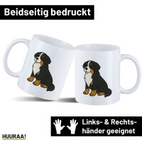 Kaffeetasse Berner Sennenhund Comic Berner 330ml