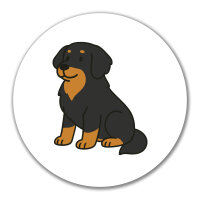 Aufkleber Hovawart Comic Hovi 10cm Sticker