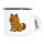 Emaille Tasse Eurasier Comic Euri 300ml Vintage Emaille Becher