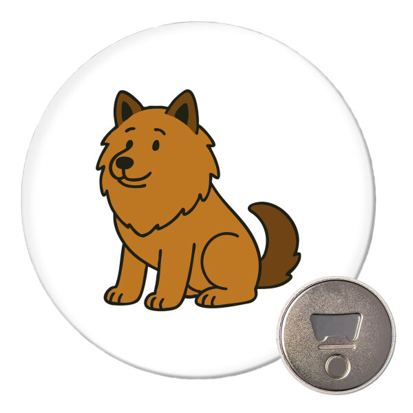 Magnet Eurasier Comic Euri 59mm Kühlschrankmagnet