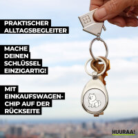 Schlüsselanhänger Samojede Comic Samo