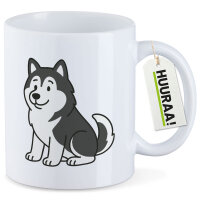 Kaffeetasse Alaskan Malamute Comic Mali 330ml