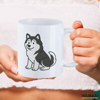 Kaffeetasse Alaskan Malamute Comic Mali 330ml