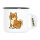 Emaille Tasse Shiba Inu Comic Shibi 300ml Vintage Emaille Becher