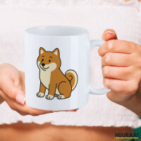 Kaffeetasse Shiba Inu Comic Shibi 330ml