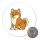 Magnet Shiba Inu Comic Shibi 59mm Kühlschrankmagnet