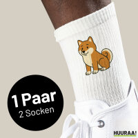 Unisex Socken Shiba Inu Comic Shibi Größe...