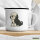 Emaille Tasse Tibet Terrier Comic Tibi 300ml Vintage Emaille Becher