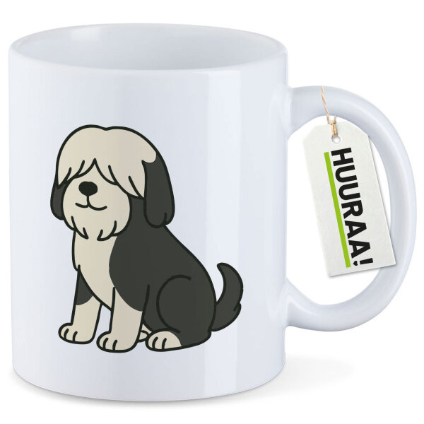 Kaffeetasse Tibet Terrier Comic Tibi 330ml