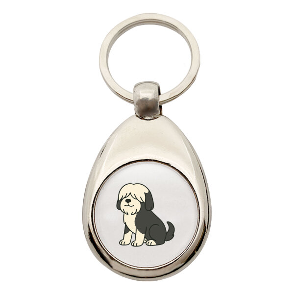 Schlüsselanhänger Tibet Terrier Comic Tibi