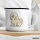 Emaille Tasse Lhasa Apso Comic Lhasie 300ml Vintage Emaille Becher
