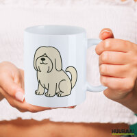 Kaffeetasse Lhasa Apso Comic Lhasie 330ml
