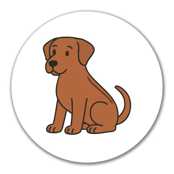Aufkleber Rhodesian Ridgeback Comic Ridgey 10cm Sticker